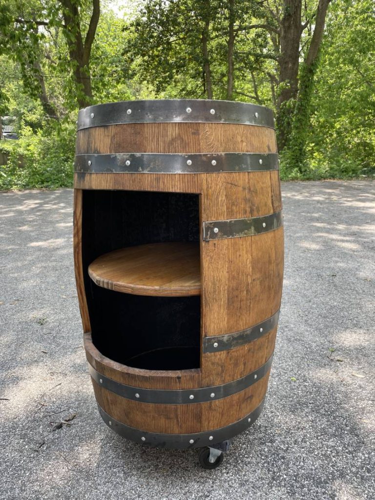 Whiskey Barrel Bar Whiskey Barrel Decor